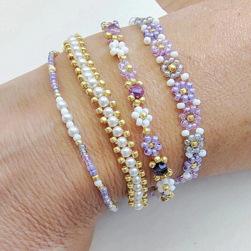 Set tre braccialetti - set, con