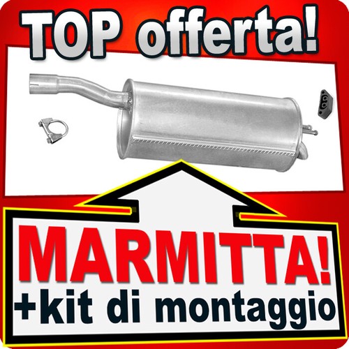 Silenziatore posteriore per - silenziatore,