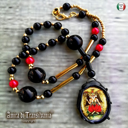 Rosario satanico collana - satanico,