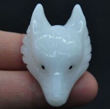 Ciondolo testa di lupo giada