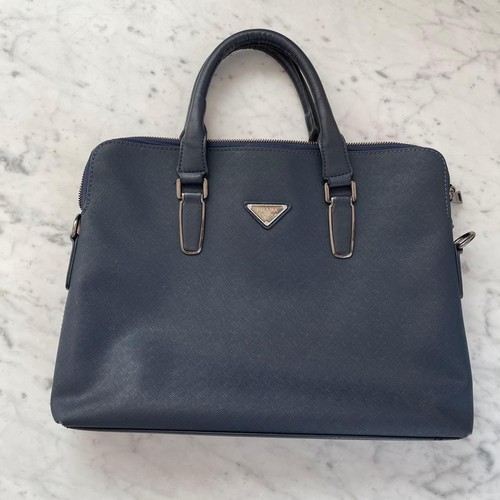 Borsa prada saffiano blu - saffiano, navy