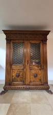 Vetrina libreria '800 in legno