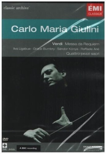 Dvd verdi messa requiem - verdi, da