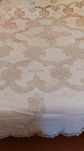 Copriletto matrimoniale pizzo - copriletto,