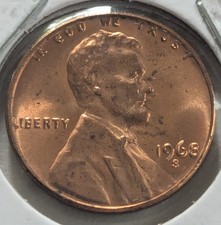 US One Cent, 1968-S, Lincoln
