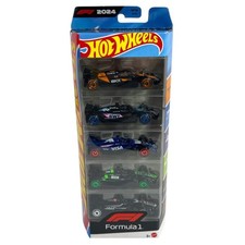 Set 5x modellini F1 Hotwheels