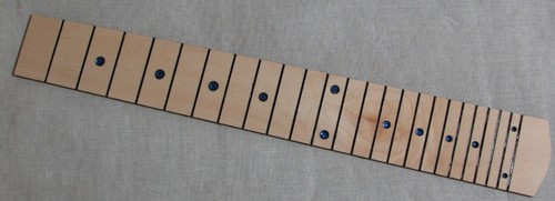 Steel slide lap guitar maple - steel,