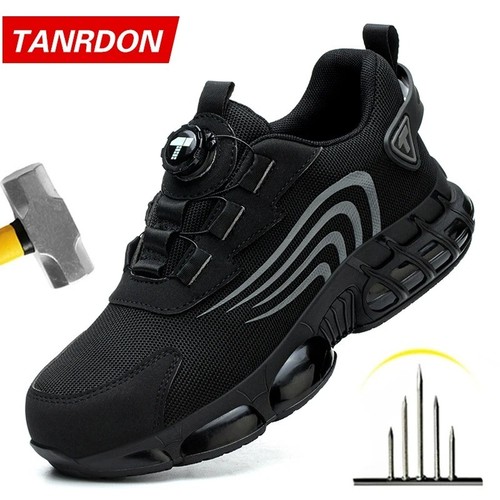 Rotary button safety shoes - button, men