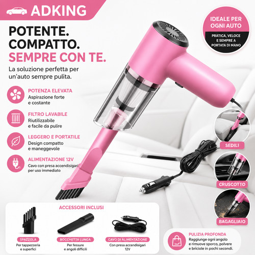 Aspirapolvere portatile 12v - aspirapolvere, da