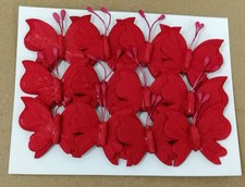 12 PEZZI Farfalla media 3 cm