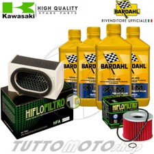 Tagliando KAWASAKI ZR-7 750/ ZR750 1991-2003 - Kit Olio Bardahl XTM 10W40 Filtri