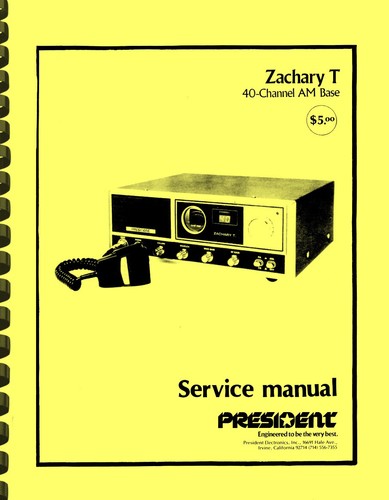 President zachary radio - president, t