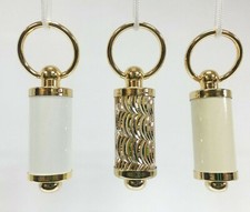 TENDICORDA BIANCO ORO AVORIO ACCESSORI PESI PER TENDE BASTONE TENDA TENDIFILO  