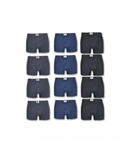 12 pezzi di boxer uomo in cotone elasticizzato 12-BXR-EL02