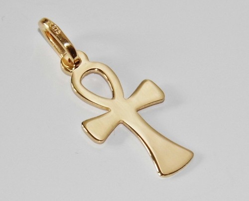 Ciondolo croce ankh oro - in,