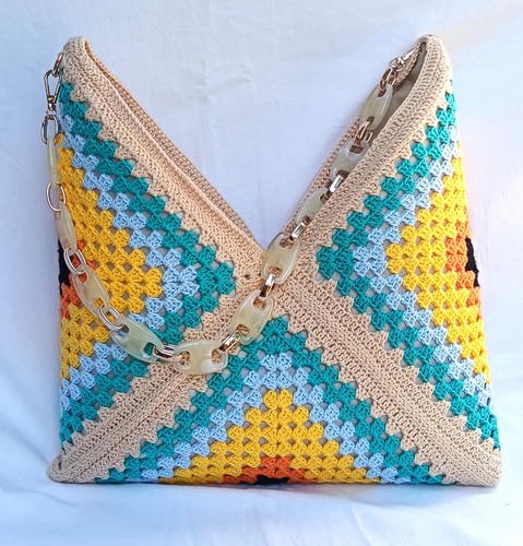 Borsa masa granny square - borsa,