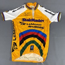 MAGLIA CICLISMO GIALLA FIRMATA