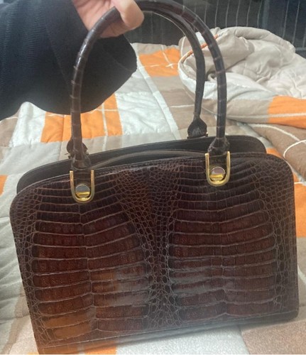 Borsa coccodrillo vintage - borsa,