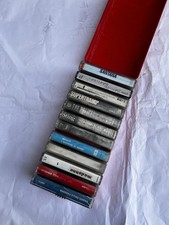 CUSTODIA PORTA CASSETTE 12 posti - Valigetta contenitore musicassette Vintage