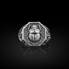Anello con sigillo - da, uomo