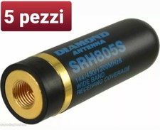 5 x antenna DIAMOND SRH 805S sma tribanda vhf uhf x yaesu baofeng icom wouxun