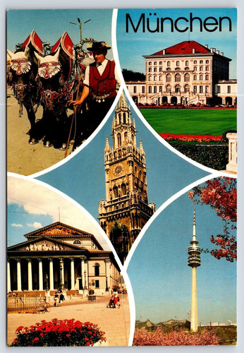 Germania monaco cartolina - germania,