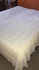 Coperta filet fatta mano da - coperta, a
