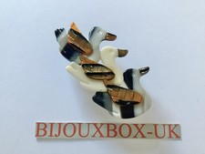 SPILLA VINTAGE TRIPLA ANATRA