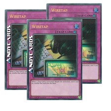 WIRETAP 3x • (Microspia) • Ultra R • DUDE EN054 • 1Ed • Yugioh! • ANDYCARDS