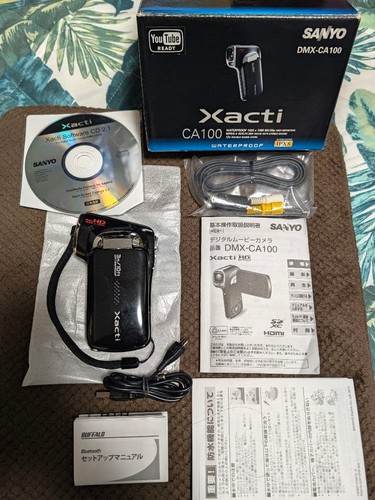 Corpo videocamera sanyo xacti - corpo,
