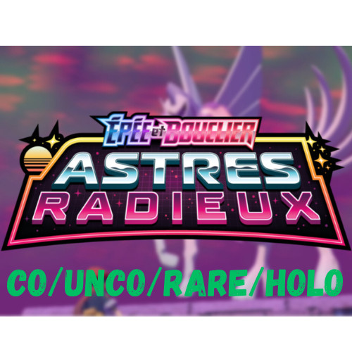 Carte pokémon astres radieux - carte,