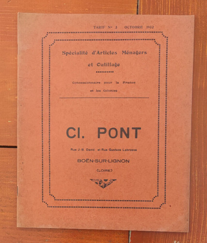 Catalogue pont articles - cl,