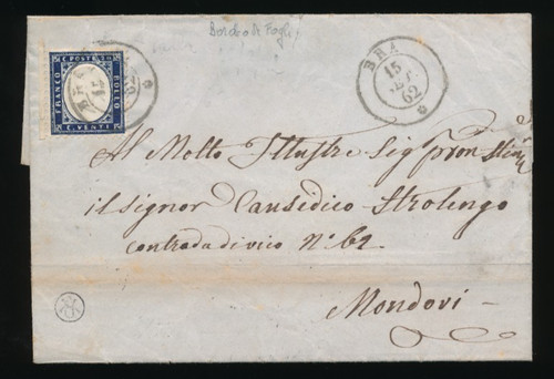 1862 storia postale - storia, regno