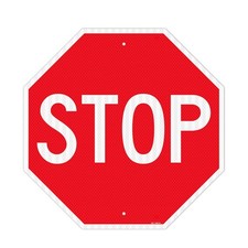 Grande segnale stop - grande,