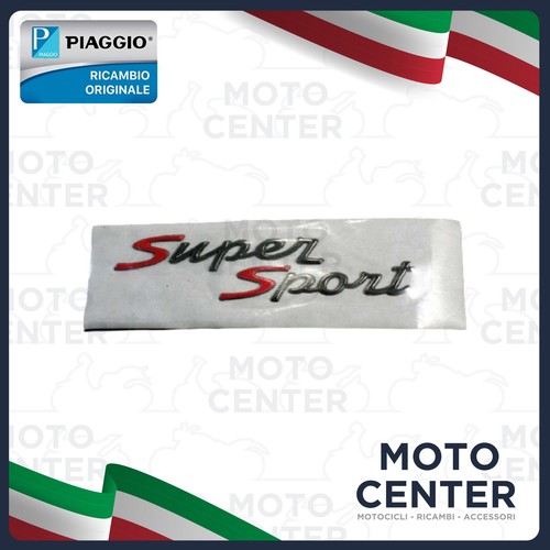 Targhetta super sport piaggio - targhetta,