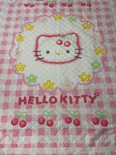 Copriletto trapuntato Hello Kitty ciliegio retrò Sanrio