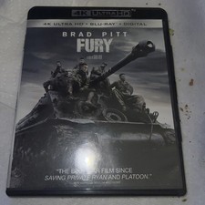 Fury Brad Pitt 4K HDR Blu-ray