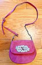 Zara Pink Suede Crossbody