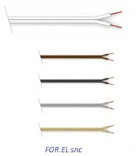 PIATTINA COSTA STRETTA 2X0,50 BIANCO NERO MARRONE ORO ARGENTO