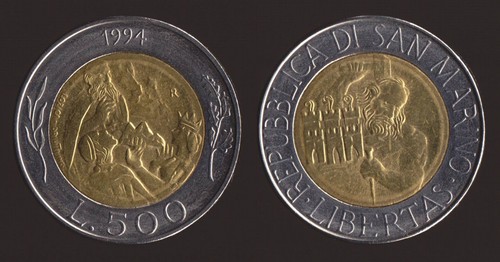 San marino 500 lire - san,