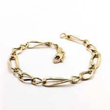 Bracciale oro 18 kt uomo/donna 18 carati 750/1000 gioiello unisex elegante