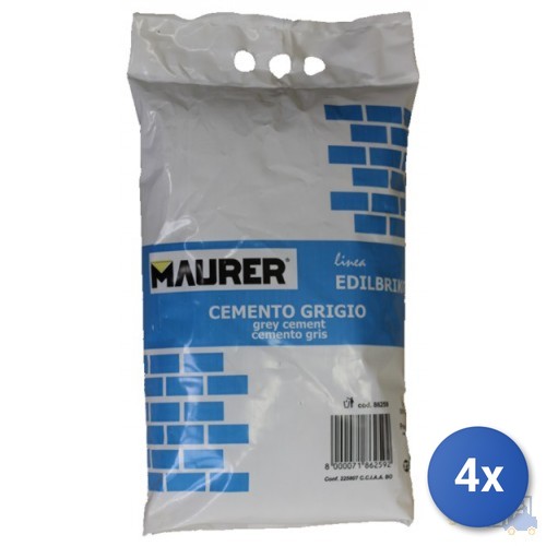 Cemento grigio maurer - 4x,