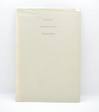 Gerhard Merz, A Sojourn In