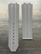 Cinturino/cinturino orologio Hublot grigio Big Bang gomma OEM adatto per Big Bang 44/45 mm