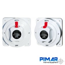 SELETTORE  DEVIATORE PER DUE BATTERIE STACCABATTERIA NAUTICA CAMPER BARCA