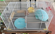 GABBIA PER CRICETI E PICCOLI RODITORI,  43x29x29 CM, Marca IMAC, con ACCESSORI