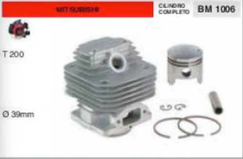 Cilindro pistone completo - cilindro,