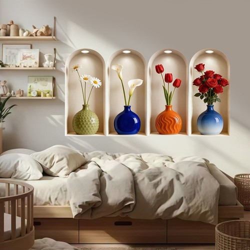 Adesivo murale vinile - , floreale