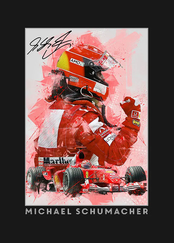 Michael schumacher poster - f1,