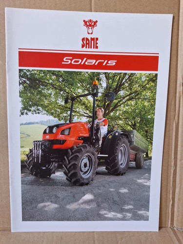 Same solaris depliant trattore - solaris,